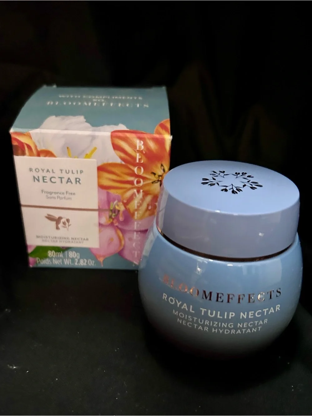 $65 BLOOMEFFECTS Royal Tulip Nectar Moisturizing Cream - Blue & Peach